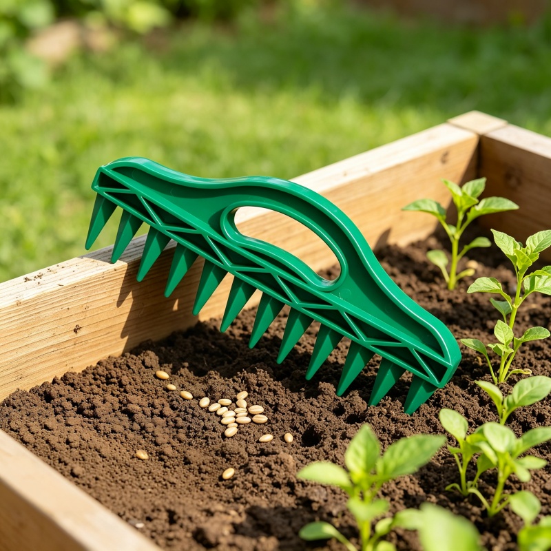 Gardening Tools Vegetables - Seminatrice Manuale in Plastica, Attrezzo da