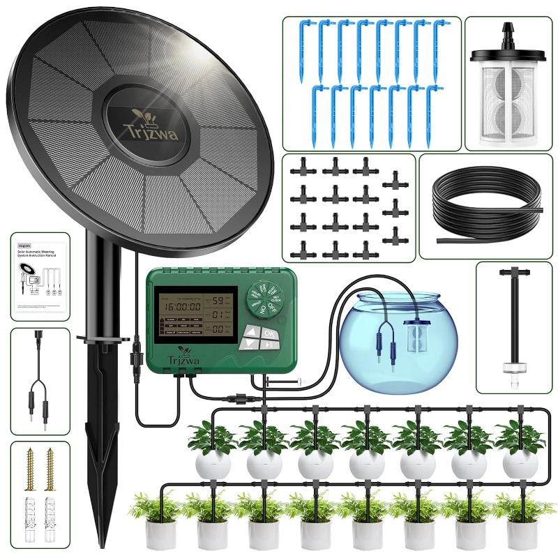 Automatic Plant Waterer - Attrezzatura per l'irrigazione solare Kit per