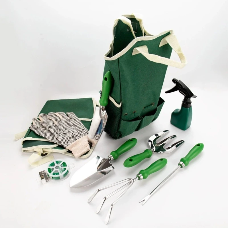 Spade Digging Fork - Set di 11 utensili manuali robusti,