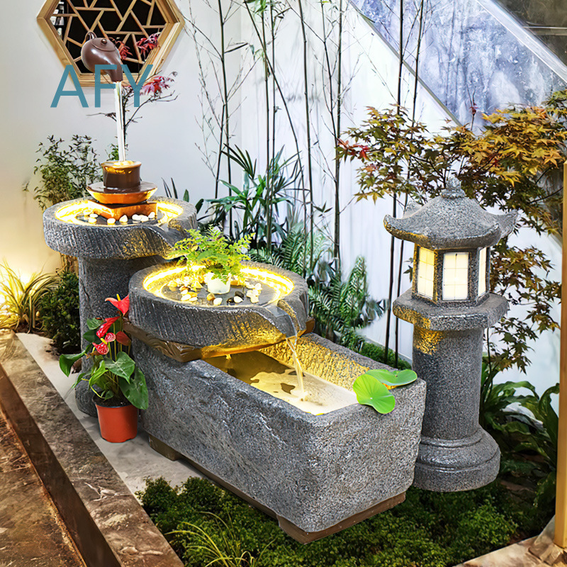 Fontana a Cascata in Stile Gia - Gardening Hand Tools Japanese recensione e prezzo