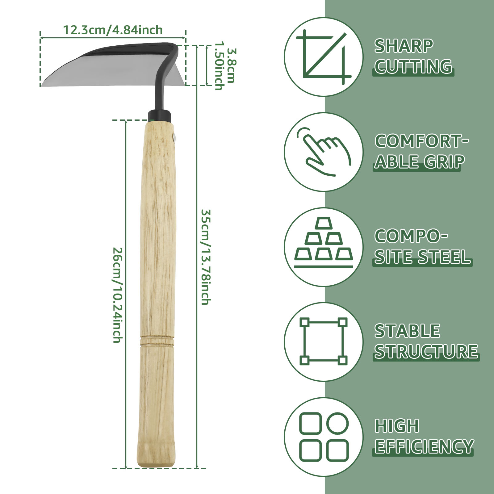 Falce per Diserbo Stile Giappo - Gardening Hand Tools Japanese recensione e prezzo
