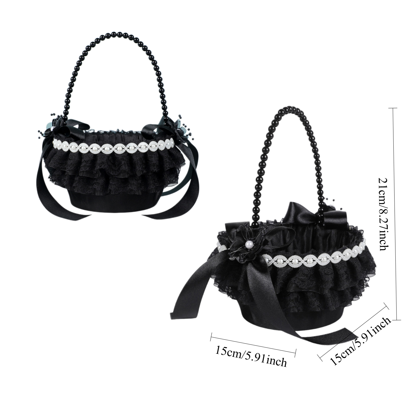 2 Pezzi Cesto Portafiori Nero  - Gardening Tools Girls recensione e prezzo