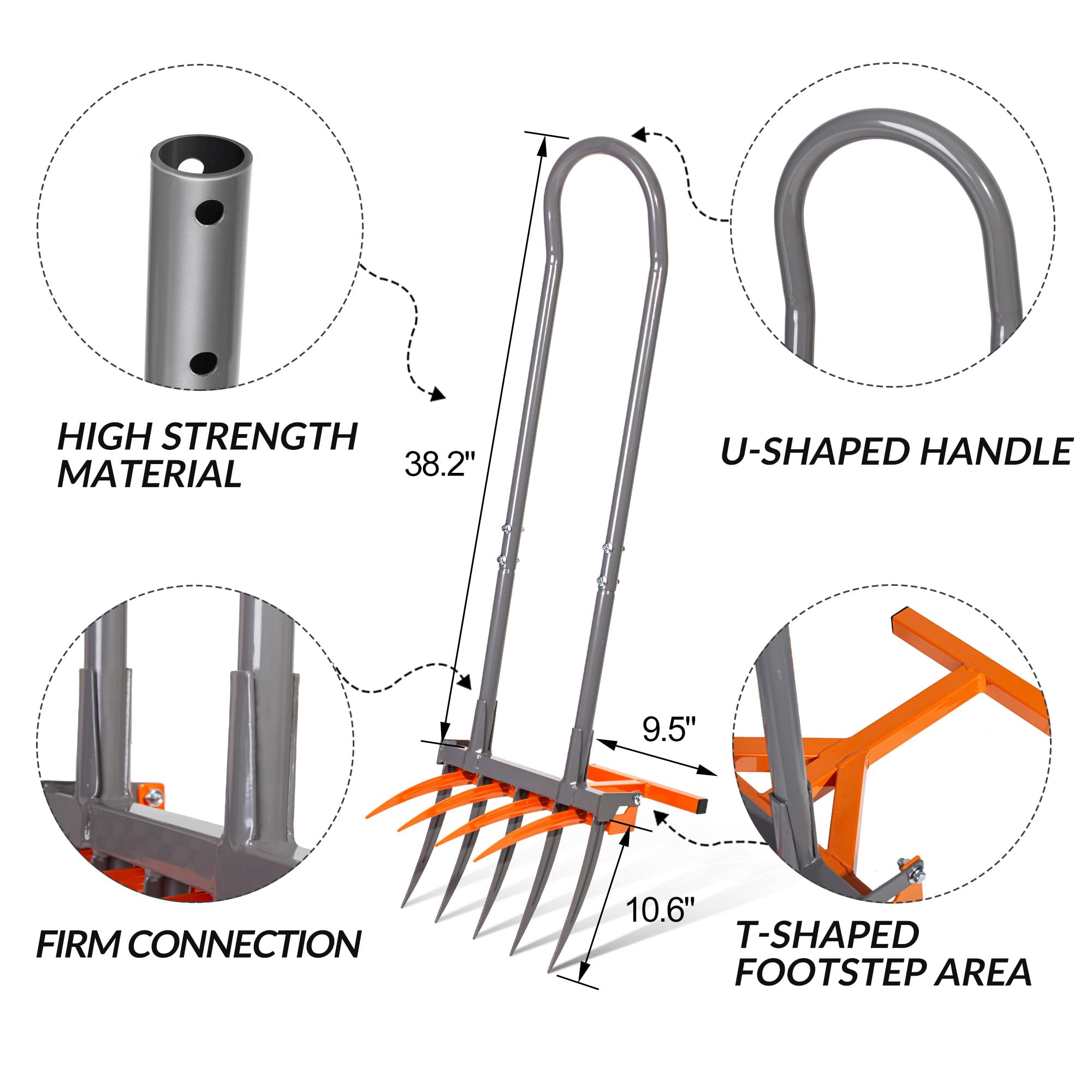 Forca Larga Industriale a 9 De - Spade Digging Fork recensione e prezzo